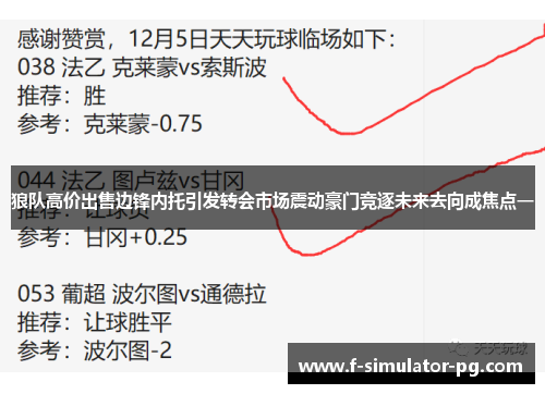 狼队高价出售边锋内托引发转会市场震动豪门竞逐未来去向成焦点一